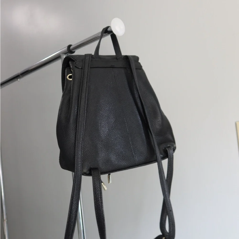 Kate Spade Black‎ Leather Backpack